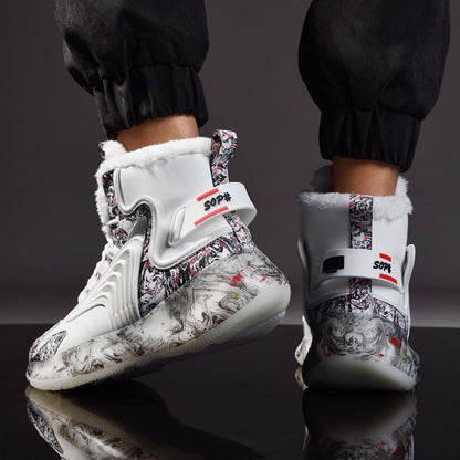 Herre High-Top Sneakers med Plys Interiør 1