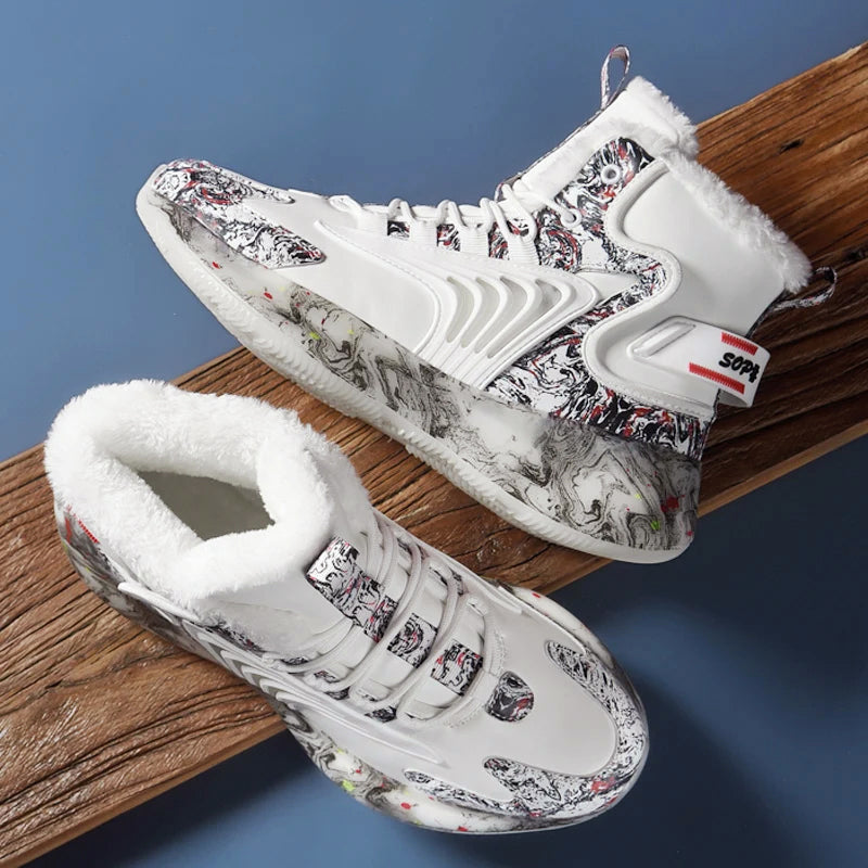 Herre High-Top Sneakers med Plys Interiør 7