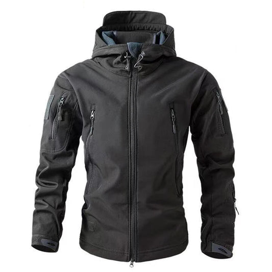 Herre Jakke Softshell Fleece Til Udendørs Aktiviteter 0