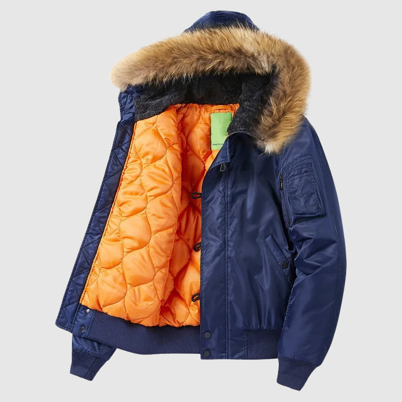 Herre Jakke Tactical Bomber Med Hætte til Udendørs og Hverdagsbrug 3