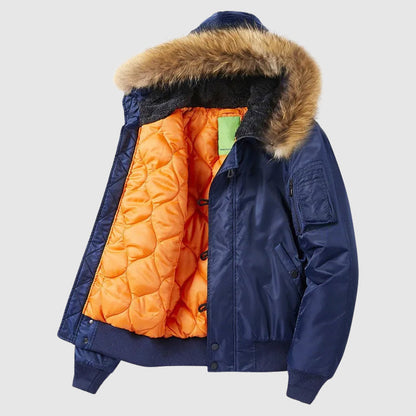 Herre Jakke Tactical Bomber Med Hætte til Udendørs og Hverdagsbrug 3