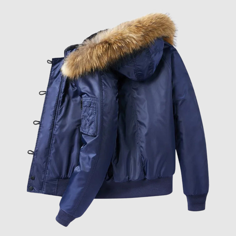 Herre Jakke Tactical Bomber Med Hætte til Udendørs og Hverdagsbrug 4