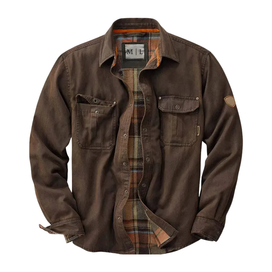 Herre Jakke Vinter Moto Utility Med Dristig Stil 0