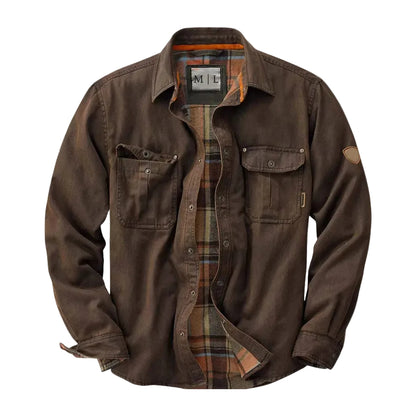 Herre Jakke Vinter Moto Utility Med Dristig Stil 0