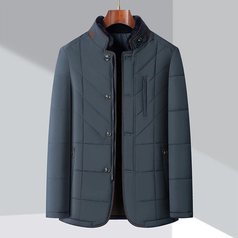 Herre Jakke Windbreaker Med Geometriske Mønstre 1