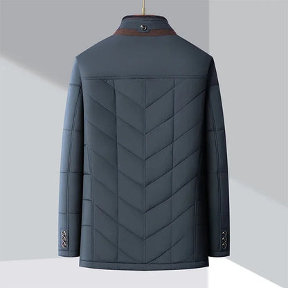 Herre Jakke Windbreaker Med Geometriske Mønstre 2