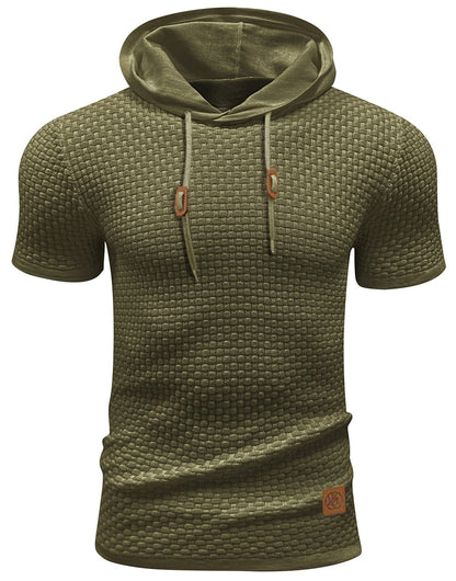 Herre Kortærmet Hoodie Moderne Design Polyester 1