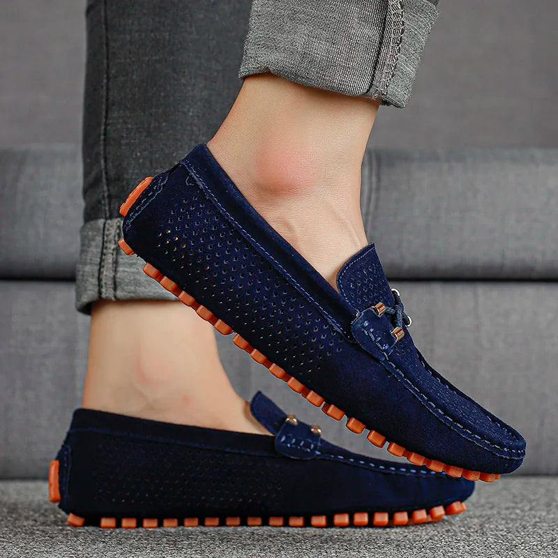 Herre Læder Sko Åndbar Design Casual 6