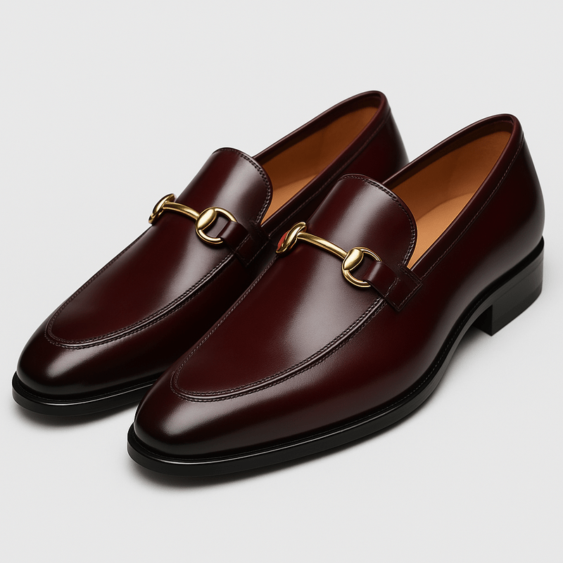 Herre Loafers Læder Slank Profil 4