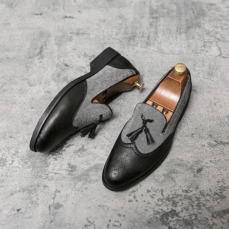Herre Loafers Retro med Kvastdekoration til Mænd 1