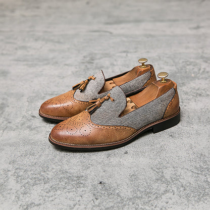 Herre Loafers Retro med Kvastdekoration til Mænd 2