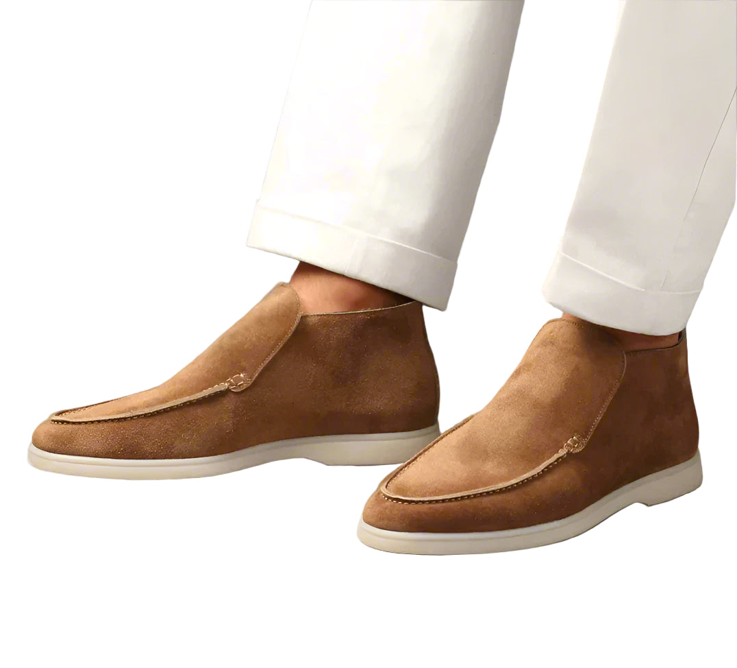 Herre Loafers Suede Minimalistisk Design Komfortable Slip-On Sko 0
