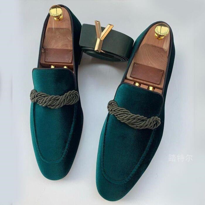 Herre Loafers i Fløjl Stil 1
