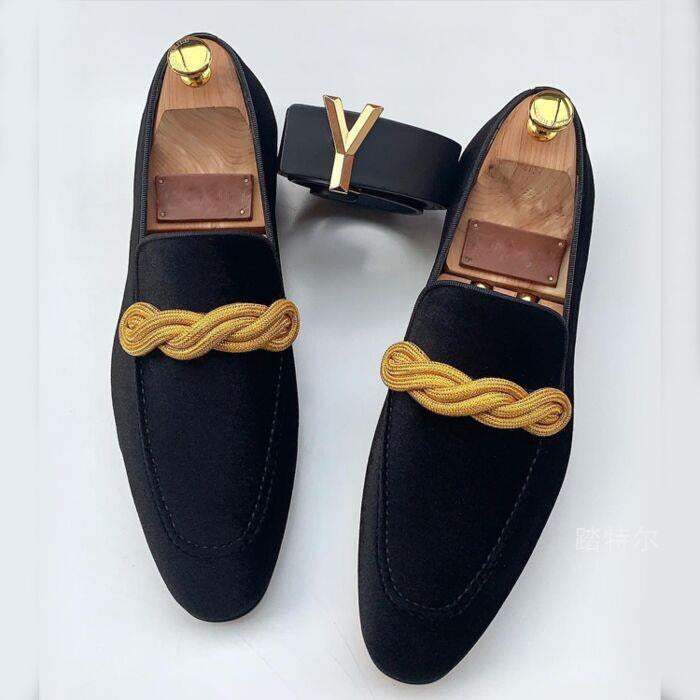 Herre Loafers i Fløjl Stil 3