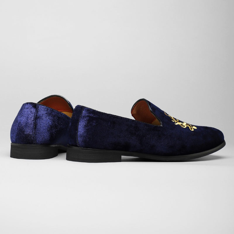 Herre Loafers i Fløjl med Dristig Indersål 1
