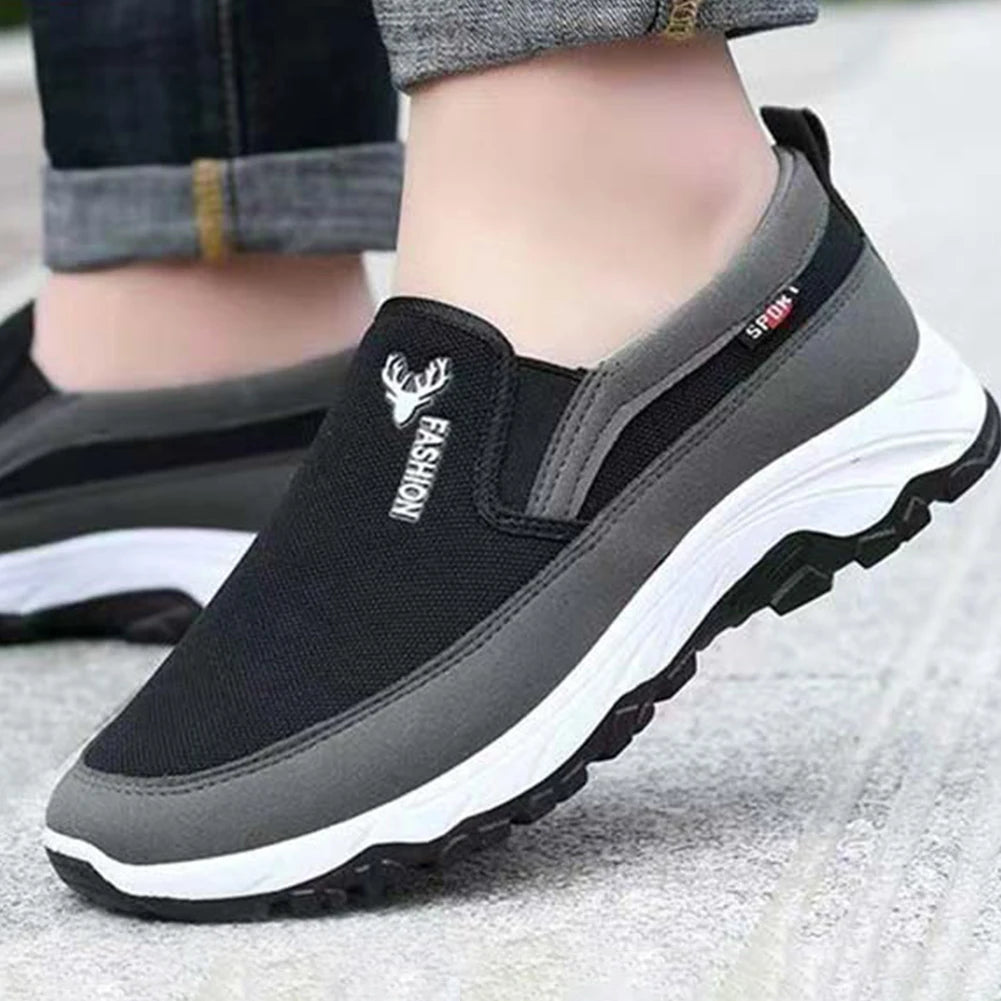 Herre Løbesko til Vandring Åndbar Mesh Slip-On 3