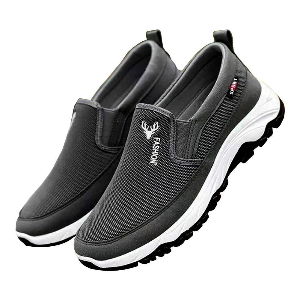 Herre Løbesko til Vandring Åndbar Mesh Slip-On 6
