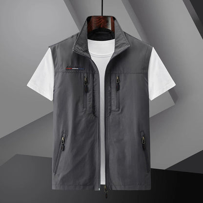 Herre Multi-Pocket Vest til Udendørs Aktiviteter 3