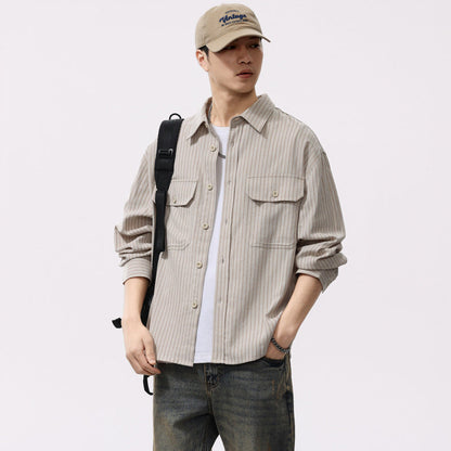Herre Overtrøje Oversized Afslappet Stil 1