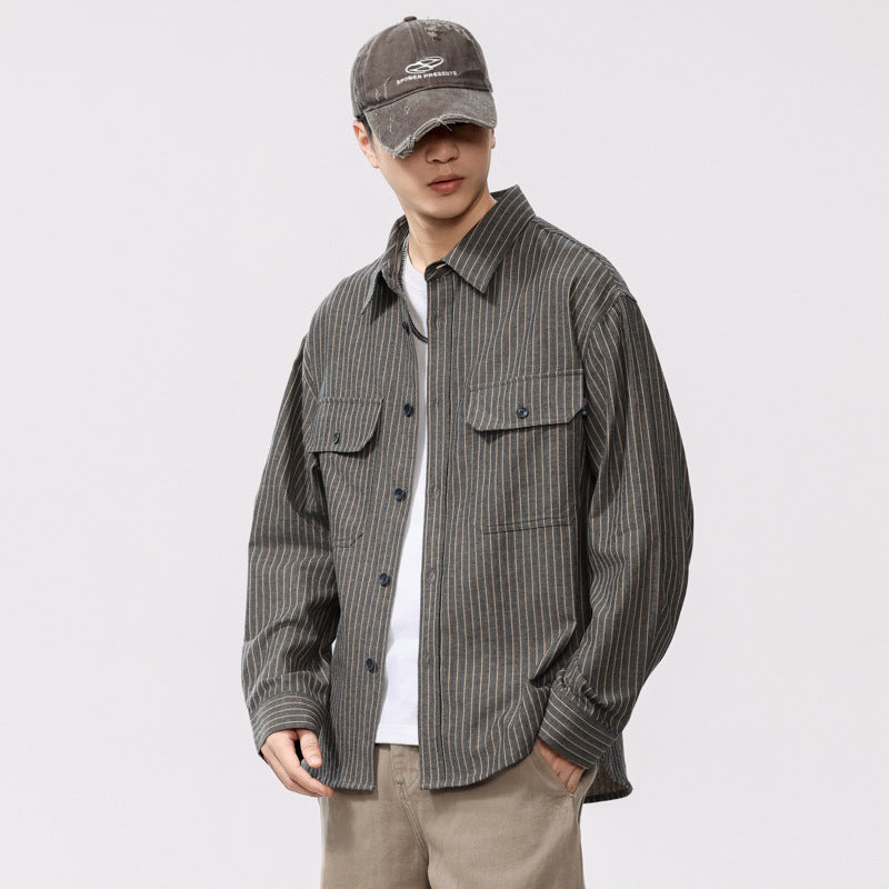 Herre Overtrøje Oversized Afslappet Stil 3