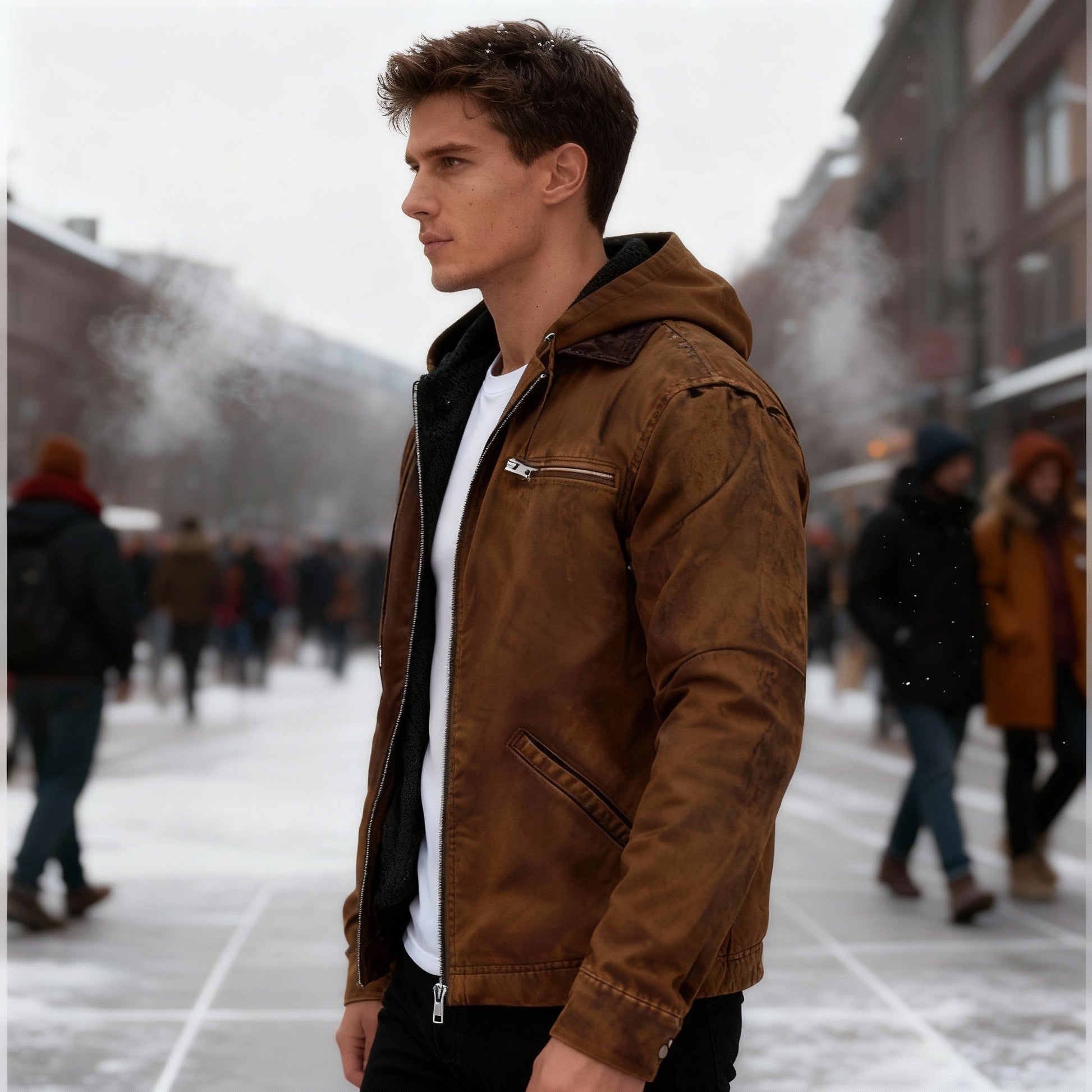 Herre Parka med Funktionel Komfort 1