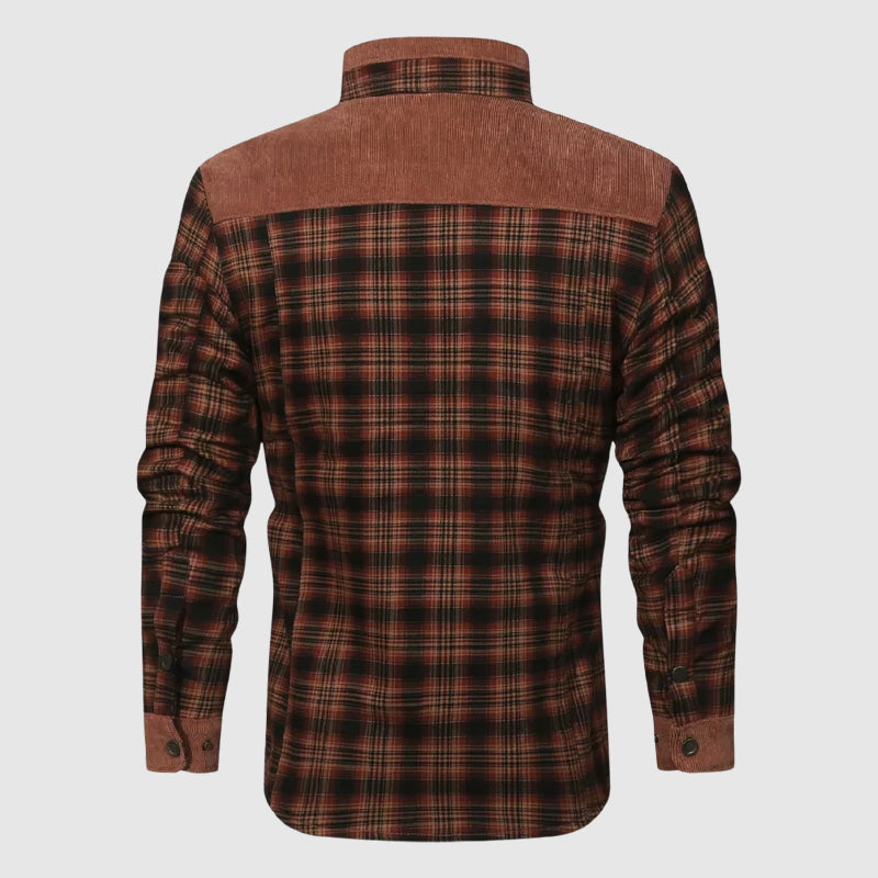 Herre Plaid Sherpa Udendørsjakke 5