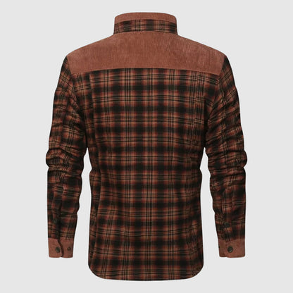 Herre Plaid Sherpa Udendørsjakke 5