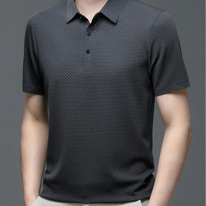 Herre Polo Shirt Letvægts Åndbar Klassisk Design 7