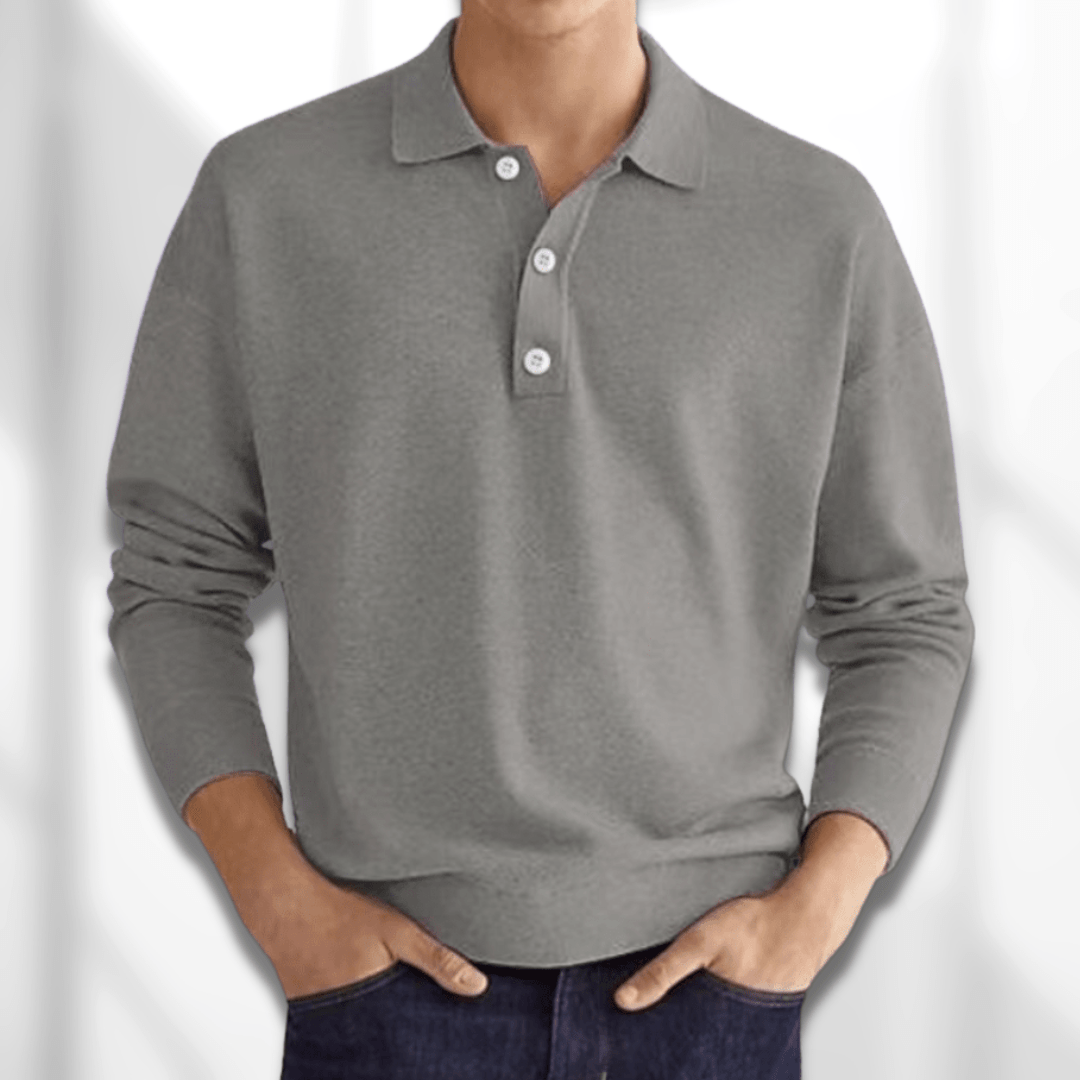 Herre Polo T-shirt Komfortabel Stil Blødt Stof 3
