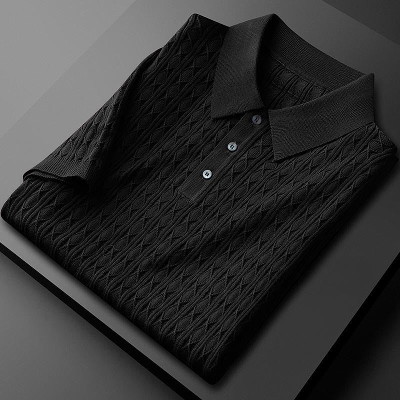 Herre Poloshirt Halvknap Klassisk Stil 1