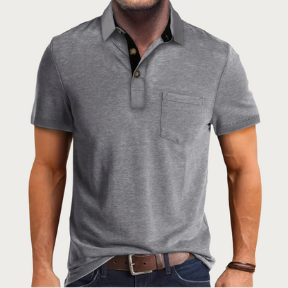 Herre Poloshirt Klassisk Stil 1