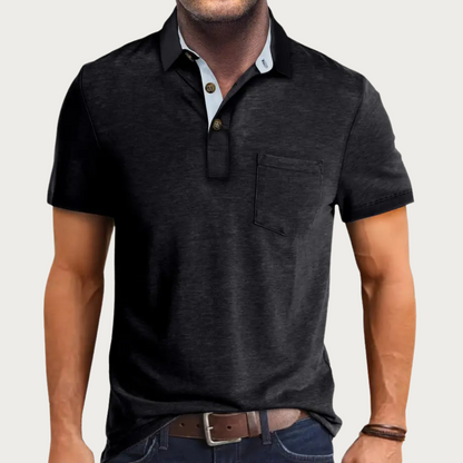 Herre Poloshirt Klassisk Stil 2