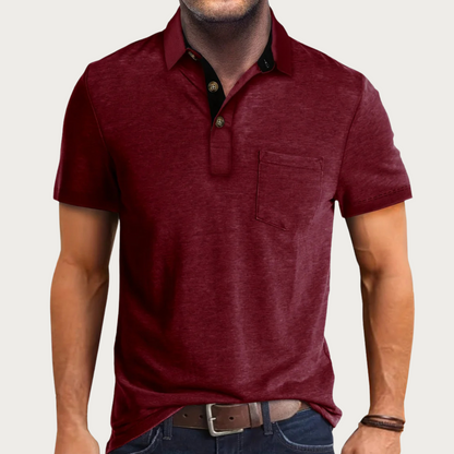 Herre Poloshirt Klassisk Stil 3