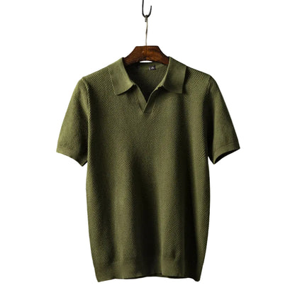 Herre Poloshirt Mesh Stilfuld 0
