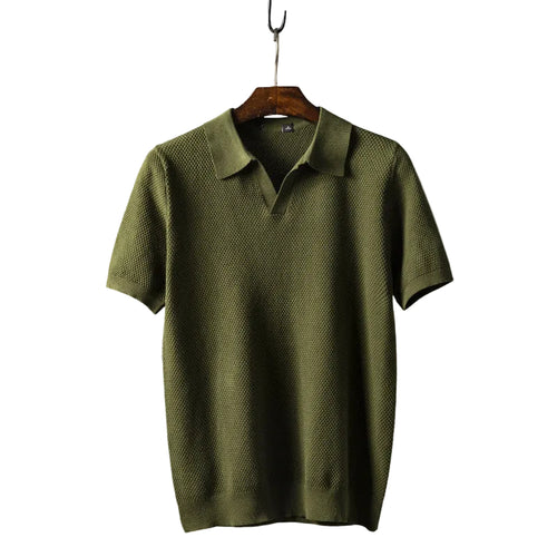 Herre Poloshirt Mesh Stilfuld 0