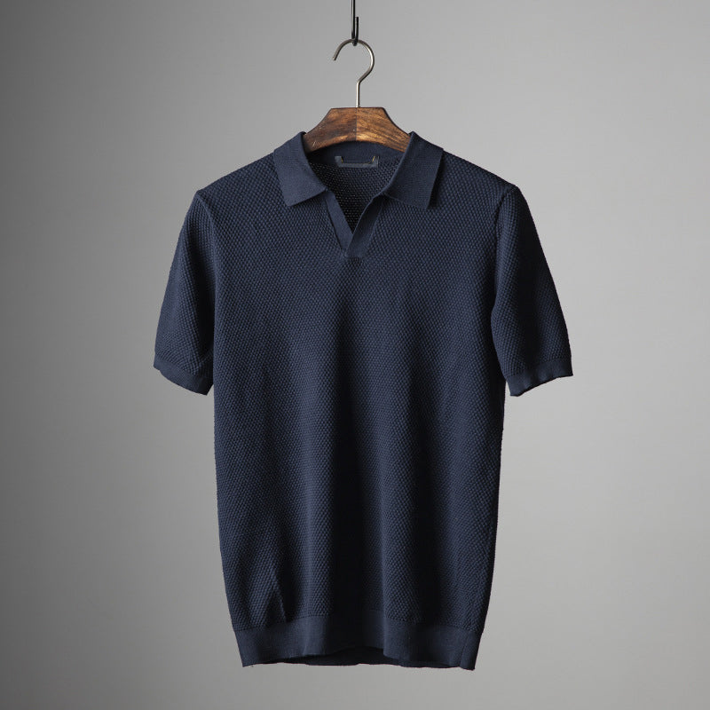Herre Poloshirt Mesh Stilfuld 2