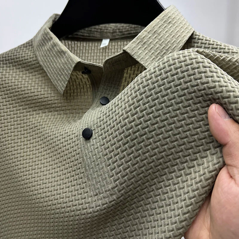 Herre Poloshirt med Kort Ærme 2