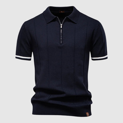 Herre Poloshirt med Lynlåskrage 4