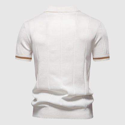 Herre Poloshirt med Lynlåskrage 6
