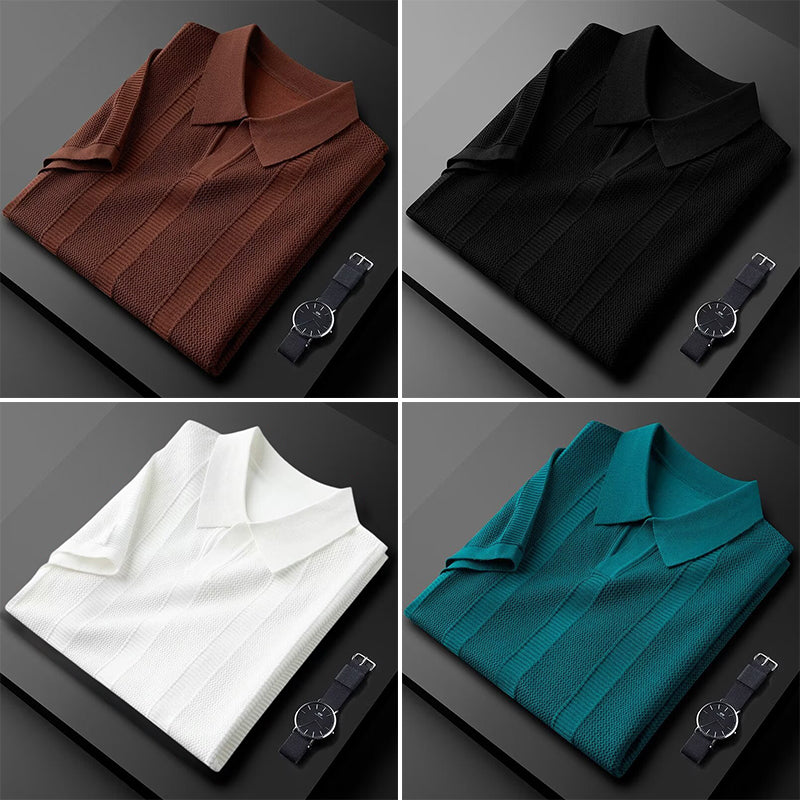 Herre Poloshirt med Slank Design 5