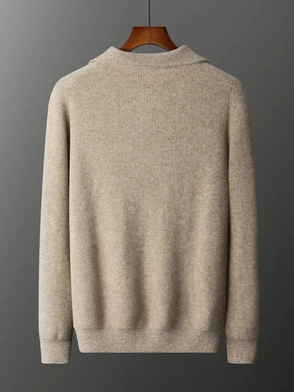Herre Pullover Halv Lynlås Moderne Stil 2