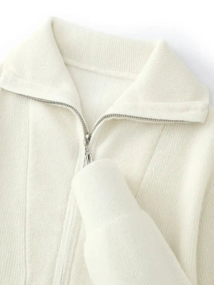Herre Pullover Halv Lynlås Moderne Stil 3