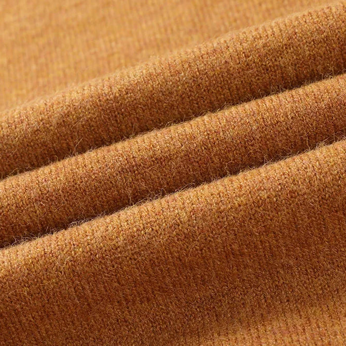 Herre Pullover Med Polokrave Stilfuld Design 5