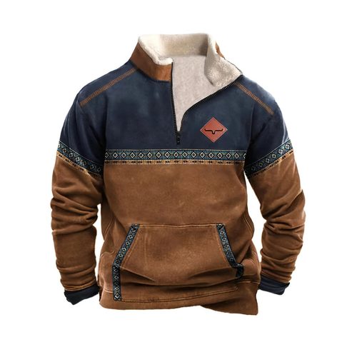 Herre Pullover med Lynlås i Moderne Design 0