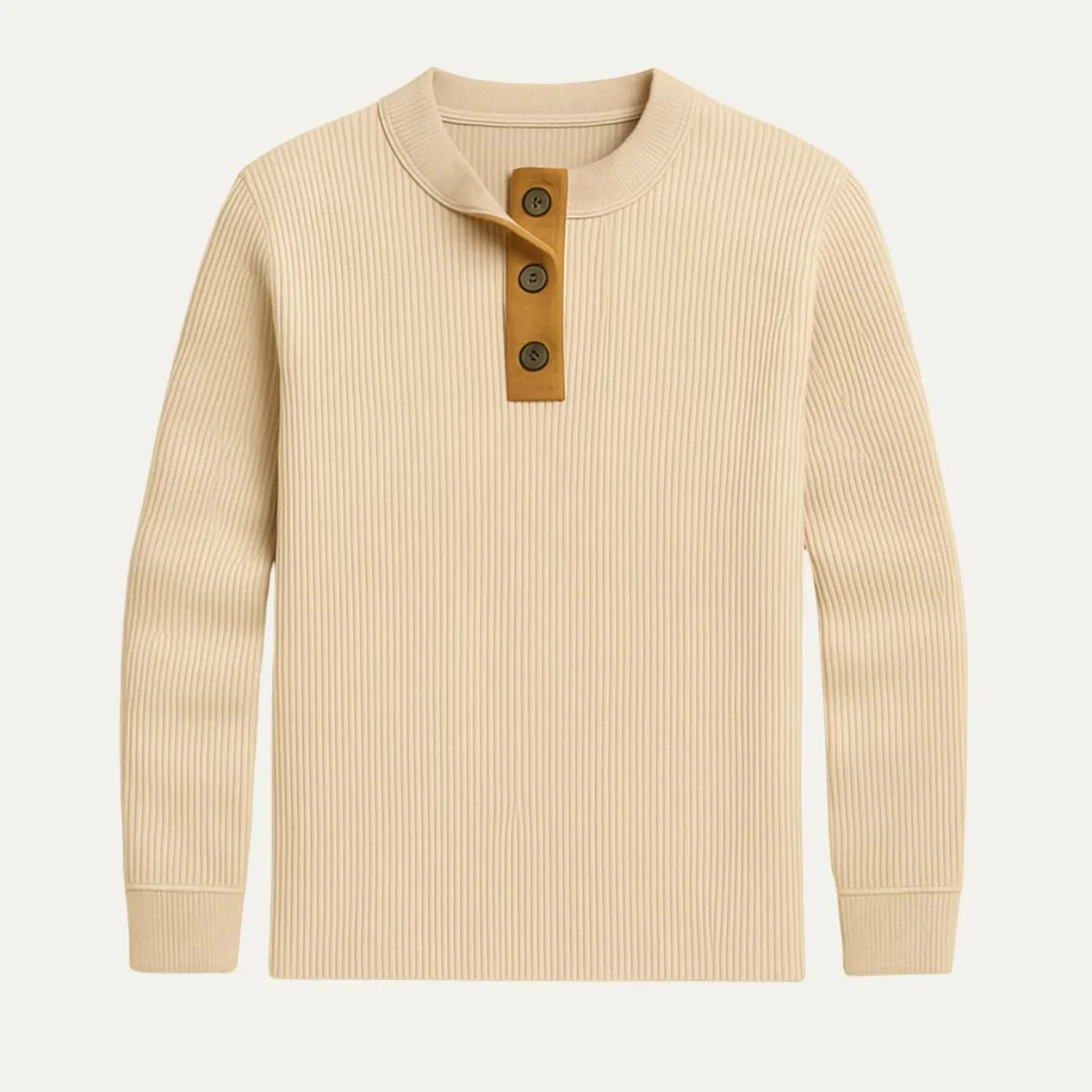 Herre Quarter Zip Jumper Casual Stil 1