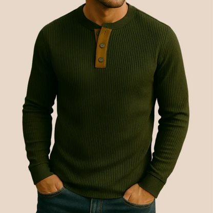 Herre Quarter Zip Jumper Casual Stil 6