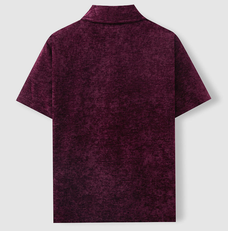 Herre Retro Skjorte med Fløjl Design 4