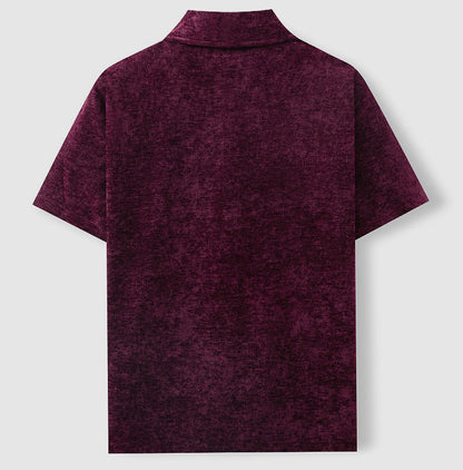 Herre Retro Skjorte med Fløjl Design 4