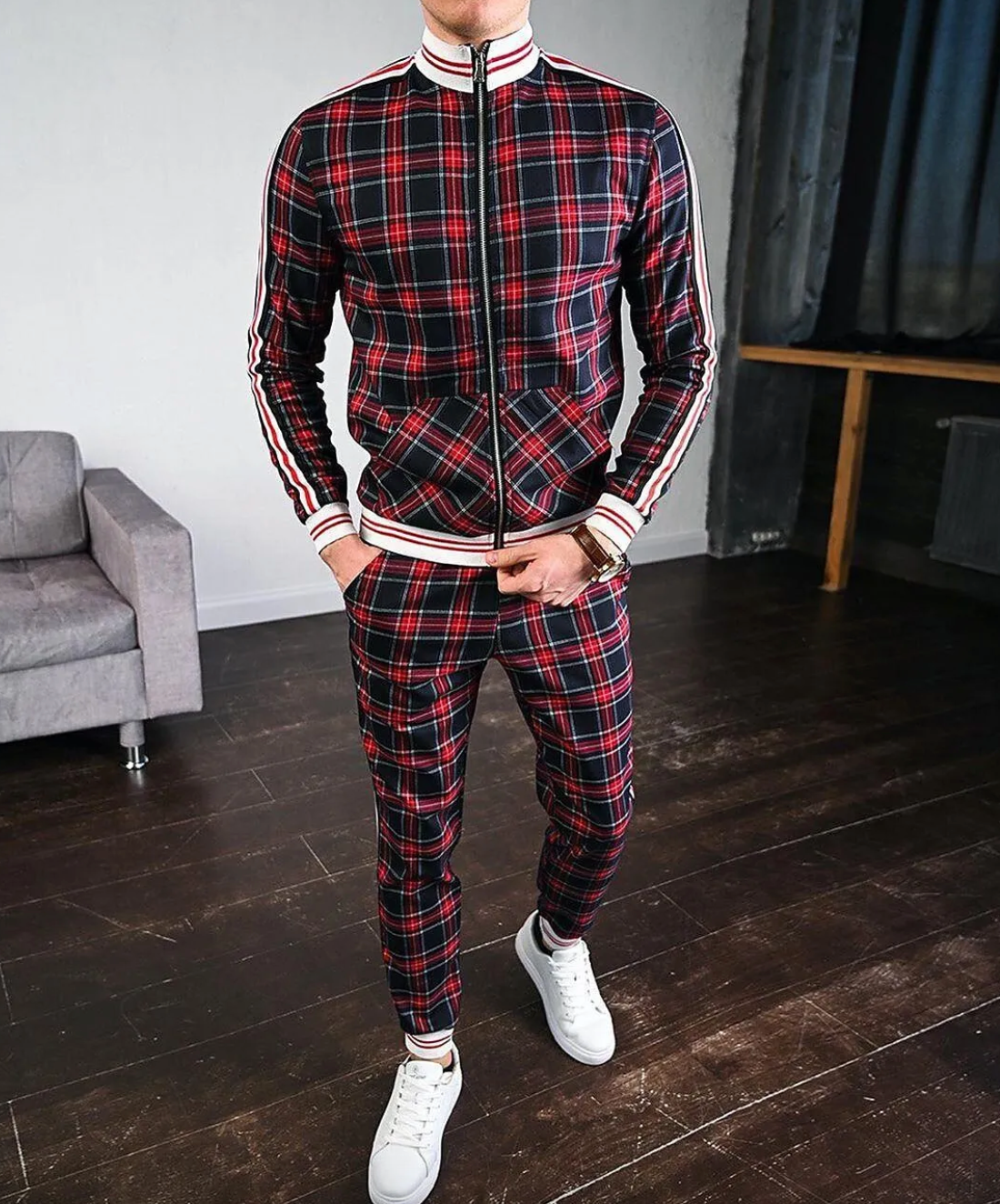 Herre Sæt Casual Stil 2