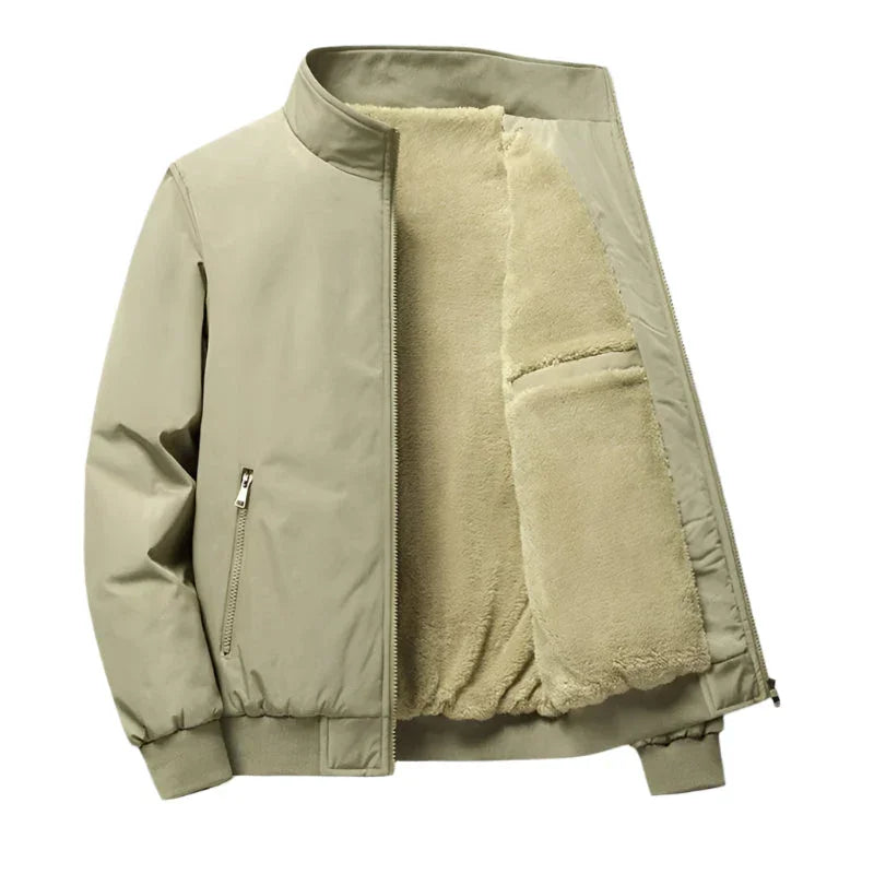 Herre Sherpa Jakke Fleece 0
